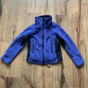 Columbia- full zipper fleece jacket- girls size 6/6x